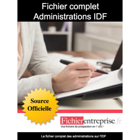 Fichier administrations IDF
