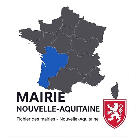 Fichier Email Mairies Nouvelle-Aquitaine - Mairies par région