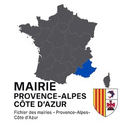 Fichier Email Mairies Provence-Alpes-Côte d'Azur - Mairies par région