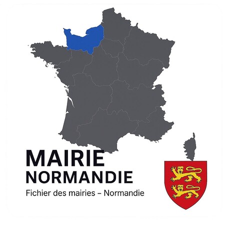 Fichier Email Mairies Normandie - Mairies par région