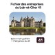 Fichier Email Entreprise 41 Loire-et-Cher - Fichiers email d'entreprises par département
