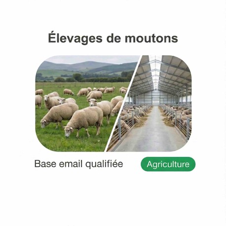 Fichier email Elevages Moutons et Chèvres - Fichier email Agriculture - Élevage