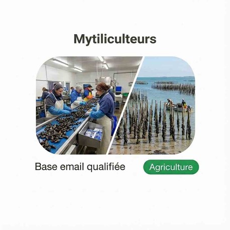 Fichier email des Mytilicultures - Fichier email Agriculture - Élevage