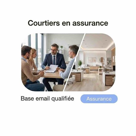 Fichier Email des Courtiers en Assurance - Fichier email Finance - Assurance