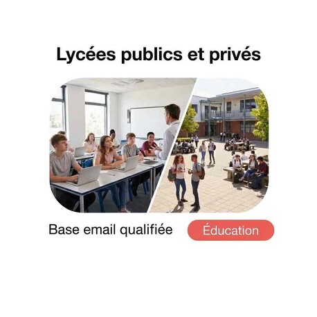 Fichier Email des Lycées - Fichier email Education - Enseignement