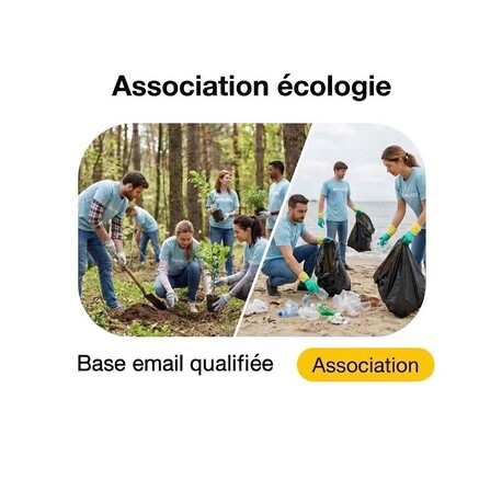 Fichier Email Associations de Protection de l'Environnement - Fichier email Sport - Association