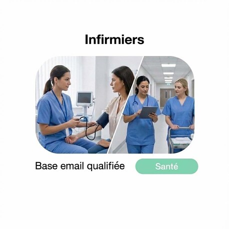 Fichier email des infirmiers - Fichier email Santé - Social