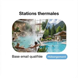 Fichier Email des Stations Thermales - Fichier email hébergement