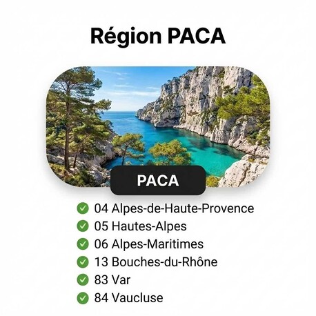 Fichier email Région Provence-Alpes-Côte d'azur - Fichiers email d'entreprises par région