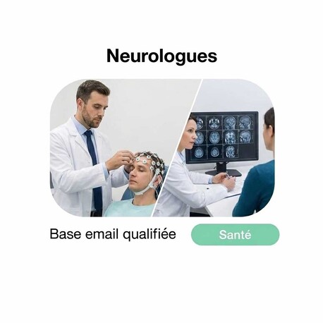 Fichier email Neurologues - Fichier email Santé - Social