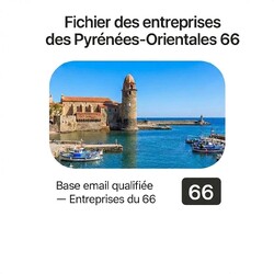 Fichier email Entreprise Pyrénées-Orientales (66) - Fichiers email d'entreprises par département