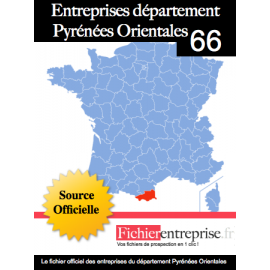 Fichier email 66 Pyrénées Orientales