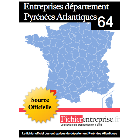 Fichier email 64 Pyrenées Atlantiques