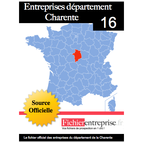 Fichier email 16 Charente 