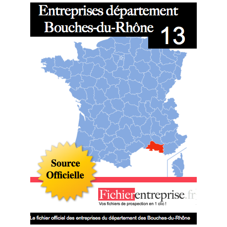 Fichier email 13 Bouches-du-Rhône