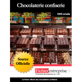 Fichier des chocolateries confiseries