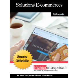 Fichier des solutions E-commerces