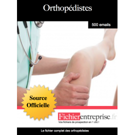 Fichier des orthopédistes