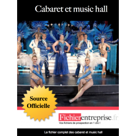 Fichier email cabarets et music hall