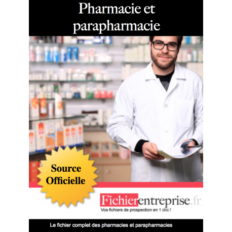 Fichier des pharmacies et parapharmacies