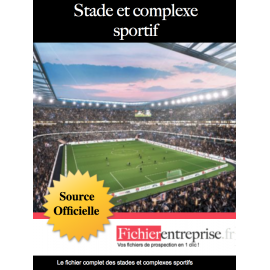 Base email stades et complexes sportifs