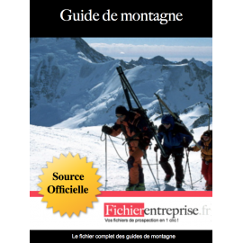 Base email des guides de montagne