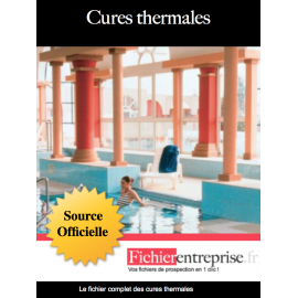 Fichier email des cures thermales